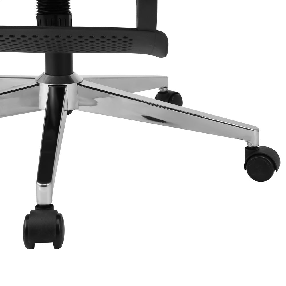 Oikiture Ergonomic Office Chair Mesh Executive Seat BK &amp; GY-Office Chair-PEROZ Accessories