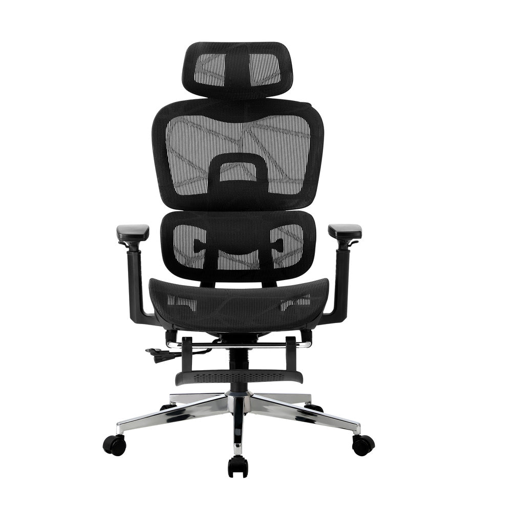 Oikiture Ergonomic Office Chair Mesh Executive Seat Black-Office Chair-PEROZ Accessories