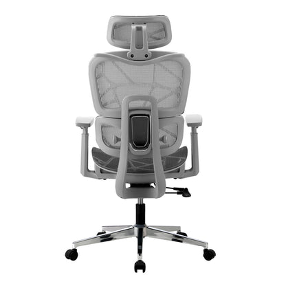 Oikiture Ergonomic Office Chair Mesh Executive Seat Grey-Office Chair-PEROZ Accessories