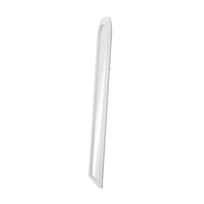 Oikiture Full Length Arch Mirror 165x60cm White Wood Top Round Corner-Full Length Mirror-PEROZ Accessories