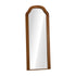 Oikiture Full Length Floor Makeup Mirrors 165x60cm Brown Wood Bedroom-Full Length Mirror-PEROZ Accessories