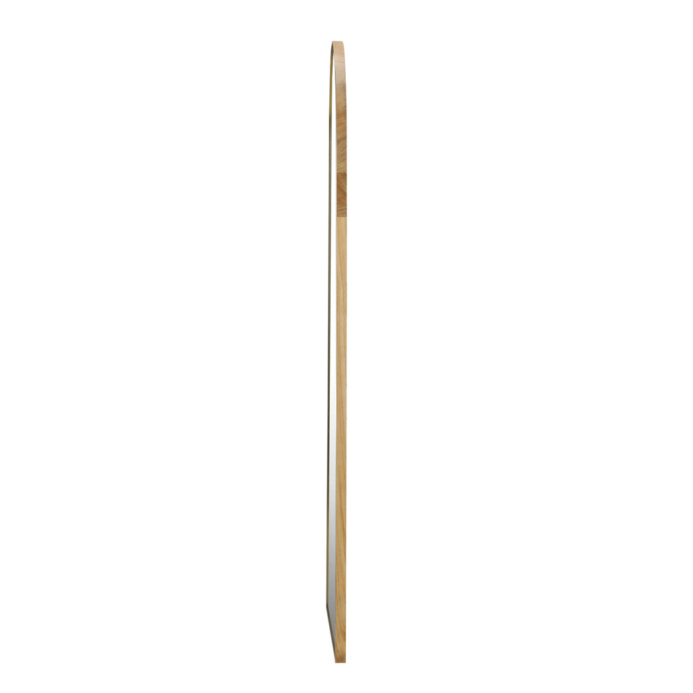 Oikiture Full Length Mirror Arched Wooden 166x60cm-Full Length Mirror-PEROZ Accessories