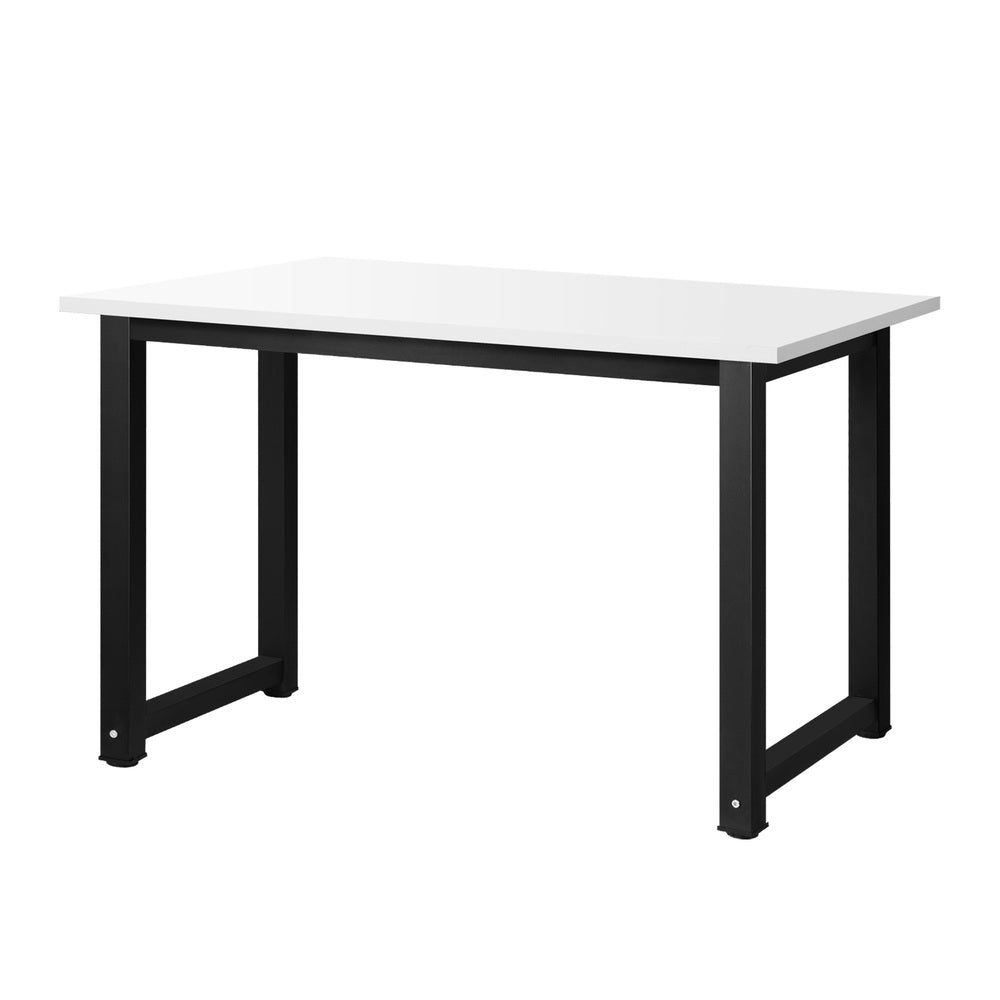 Oikiture Home Office Set Computer Desk and Mesh Office Chair BK &amp; WH-Office Set-PEROZ Accessories