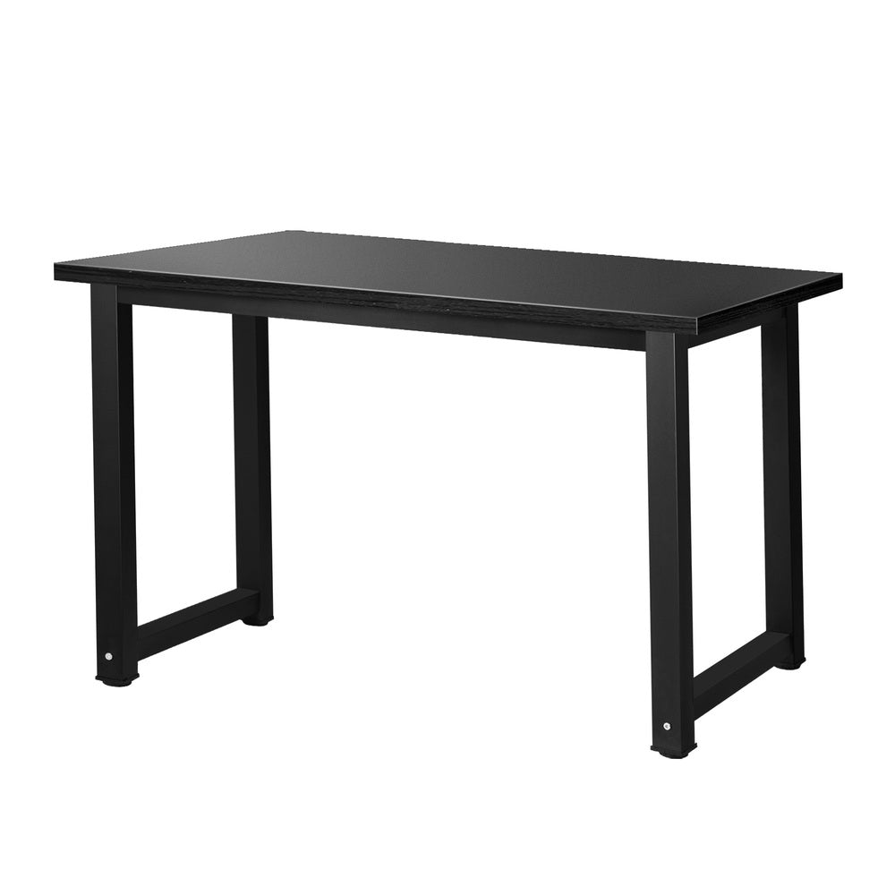 Oikiture Home Office Set Computer Desk and Mesh Office Chair Black-Office Set-PEROZ Accessories