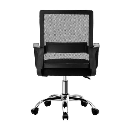 Oikiture Mesh Office Chair Executive Computer Seat Black-Office Chair-PEROZ Accessories