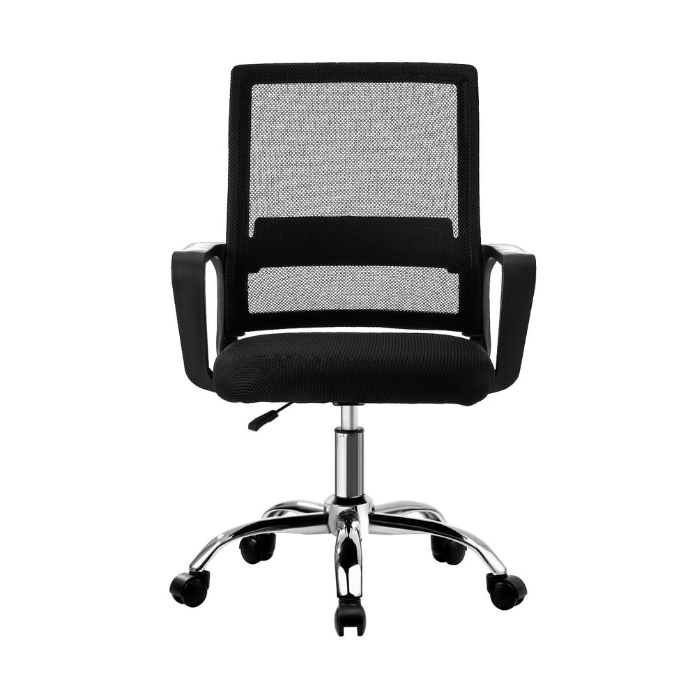 Oikiture Mesh Office Chair Executive Computer Seat Black-Office Chair-PEROZ Accessories