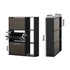 Oikiture Shoe Rack Storage Cabinet with Display Shelves Black-Shoe Storage Cabinet-PEROZ Accessories