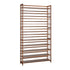 Oikiture Shoe Rack Storage Organizer 11 Shelves Bamboo Brown-Shoe Storage Cabinet-PEROZ Accessories