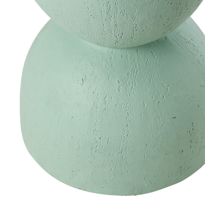 Oikiture Side Table Coffee Tables Stand Stone Green-Side Tables-PEROZ Accessories