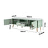 Oikiture TV Cabinet Entertainment Unit Stand 160cm Green-Entertainment Units-PEROZ Accessories