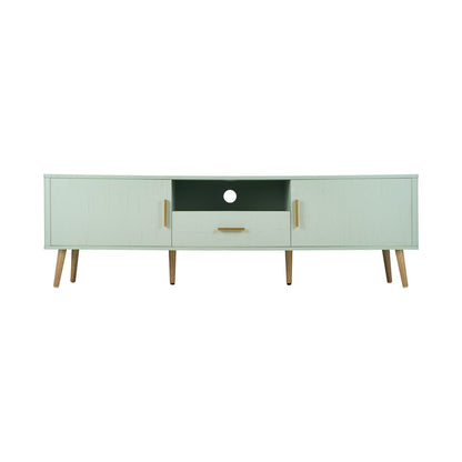 Oikiture TV Cabinet Entertainment Unit Stand 160cm Green-Entertainment Units-PEROZ Accessories