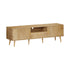 Oikiture TV Cabinet Entertainment Unit Stand 160cm Natural-Entertainment Unit-PEROZ Accessories
