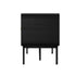Oikiture TV Cabinet Entertainment Unit Stand 180cm Wooden Black-Entertainment Units-PEROZ Accessories