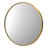 Oikiture Wall Mirror Round 50cm Gold-Wall Mirror-PEROZ Accessories