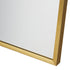 Oikiture Wall Mirrors 86x50cm Arched Gold Set of 2-Wall Mirror-PEROZ Accessories