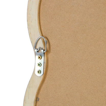 Oikiture Wooden Full Length Mirror 165x60cm Wavy Floor Mirrors-Full Length Mirror-PEROZ Accessories