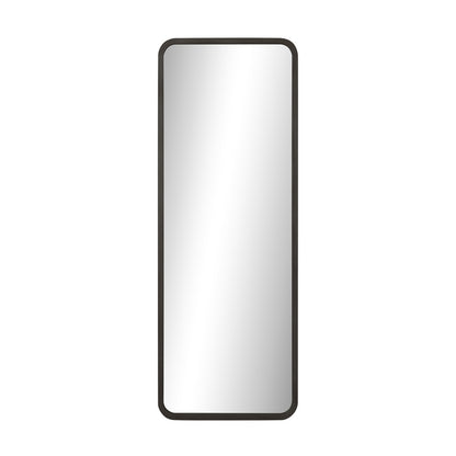 Oikiture Wooden Full Length Mirror 166x60cm Rectangle Floor Mirrors Black-Full Length Mirror-PEROZ Accessories