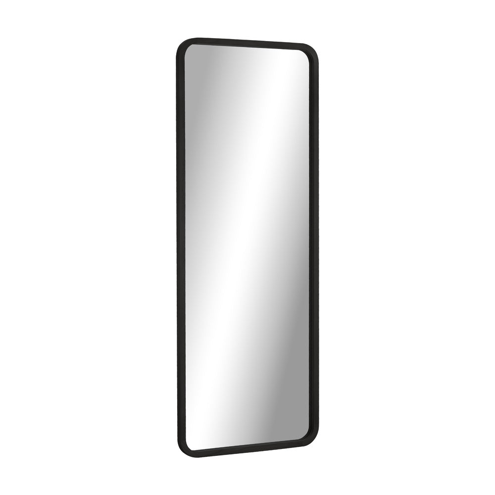 Oikiture Wooden Full Length Mirror 166x60cm Rectangle Floor Mirrors Black-Full Length Mirror-PEROZ Accessories