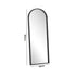 Oikiture Wooden Full Length Mirror 180x70cm Arched Floor Mirrors Black-Full Length Mirror-PEROZ Accessories