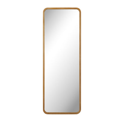 Oikiture Wooden Full Length Mirror 180x70cm Rectangle Floor Mirrors-Full Length Mirror-PEROZ Accessories