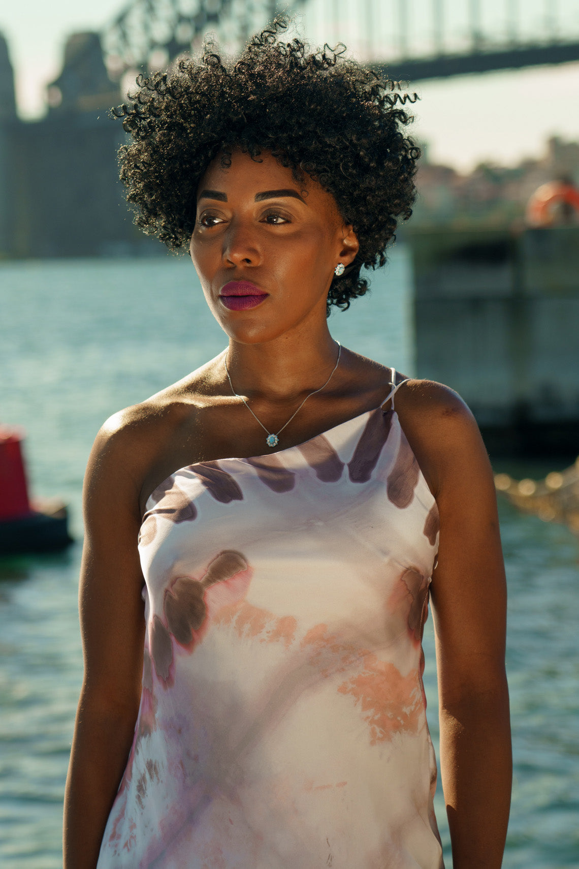 OPAL GLOW BARANGAROO BLUE CREATED OPAL PENDANT-PEROZ Accessories