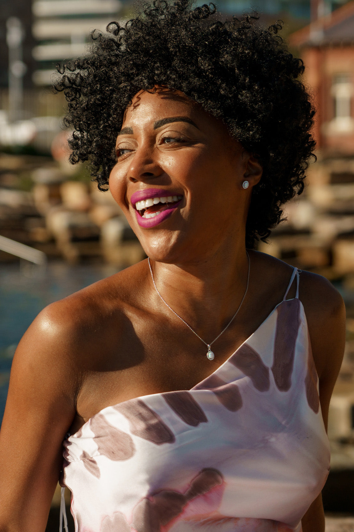 OPAL GLOW BLACKWATTLE WHITE CREATED OPAL EARRINGS SILVER-PEROZ Accessories