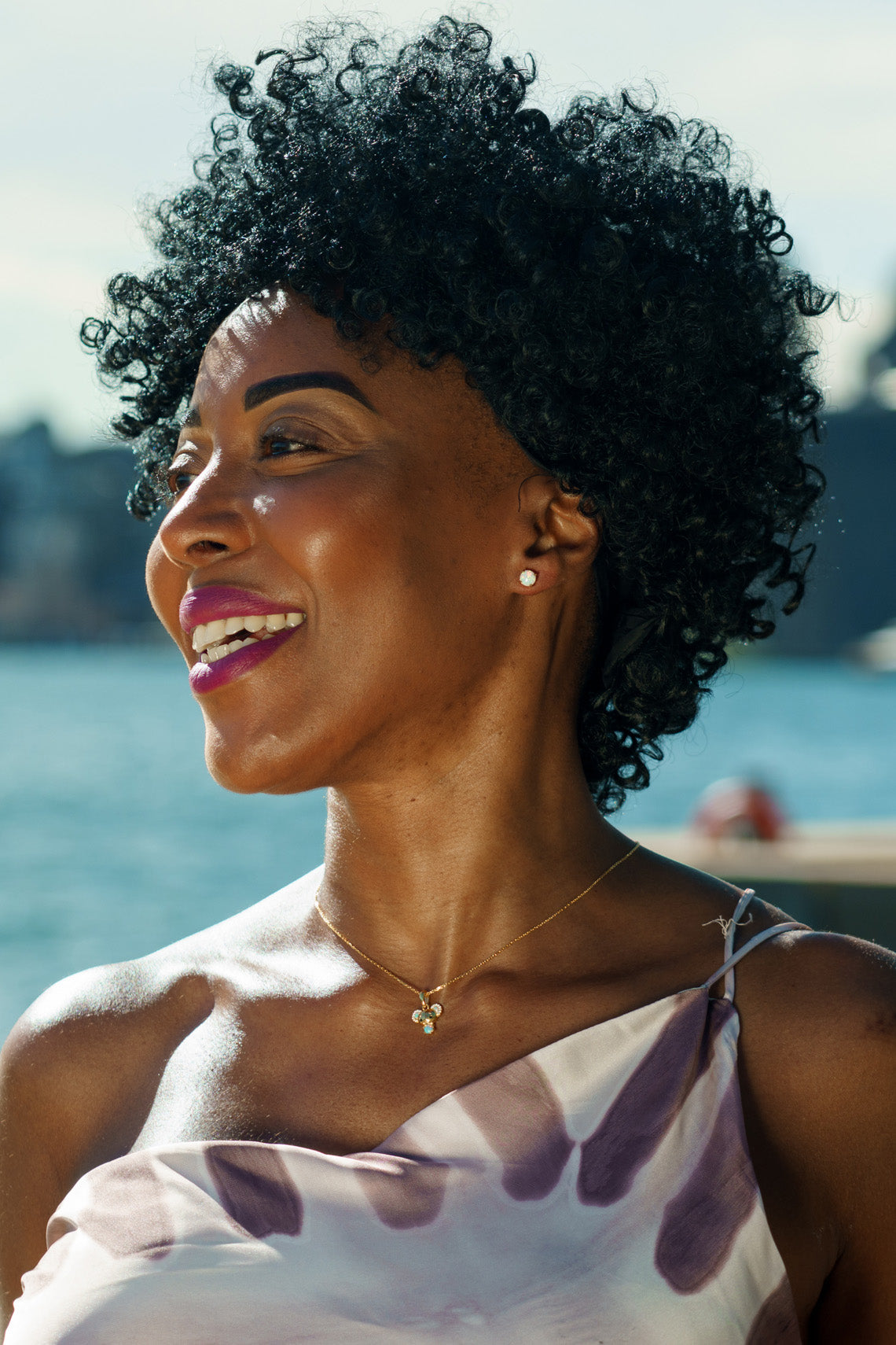 OPAL GLOW BLUE CREATED OPAL KOALA PENDANT GOLD-PEROZ Accessories