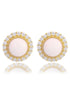 OPAL GLOW MARRINAWI WHITE CREATED OPAL EARRINGS GOLD-PEROZ Accessories