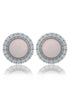 OPAL GLOW MARRINAWI WHITE CREATED OPAL EARRINGS SILVER-PEROZ Accessories