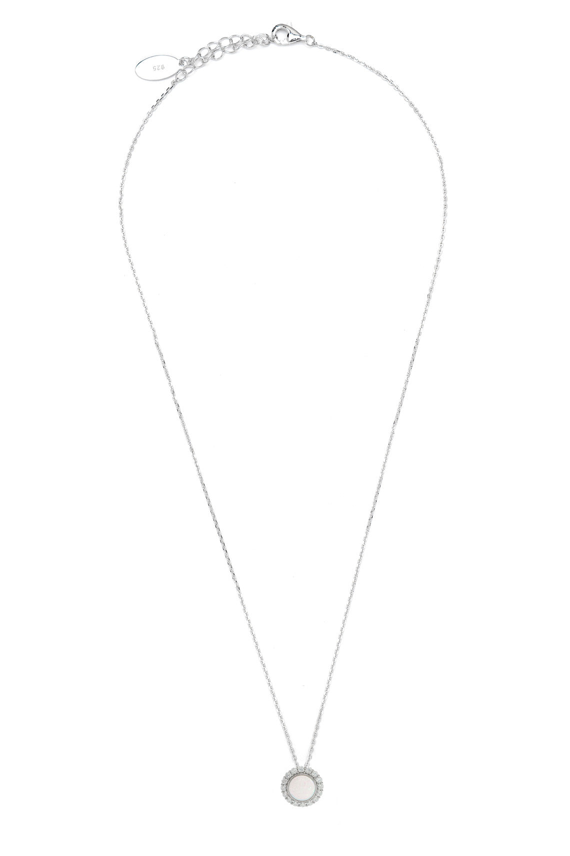 OPAL GLOW MARRINAWI WHITE CREATED OPAL PENDANT SILVER-PEROZ Accessories