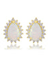 OPAL GLOW ROZELLE WHITE CREATED OPAL EARRINGS GOLD-PEROZ Accessories