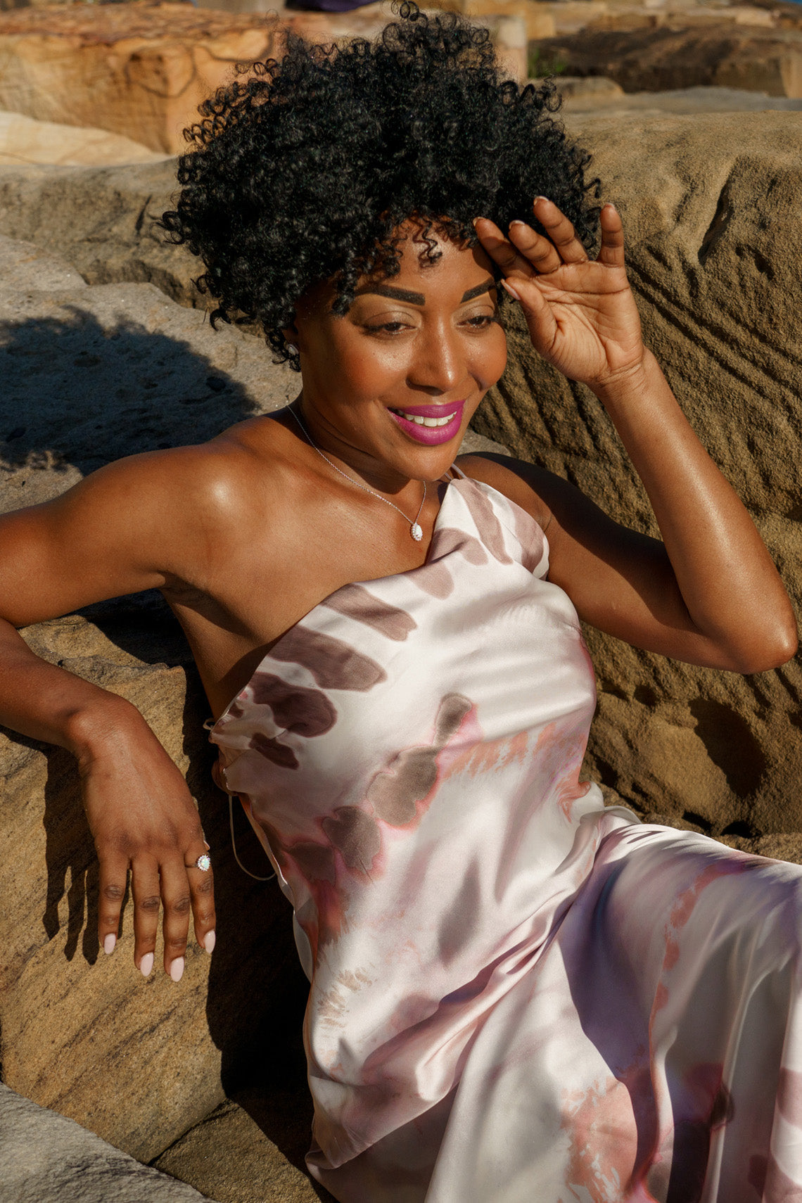 OPAL GLOW ROZELLE WHITE CREATED OPAL RING SILVER-PEROZ Accessories