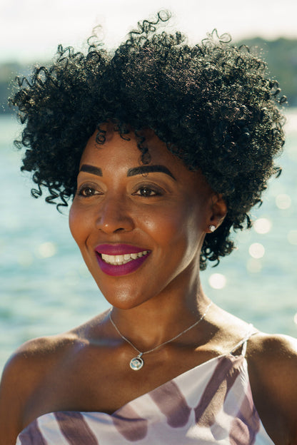 OPAL GLOW WHITE CREATED OPAL STUD EARRINGS SILVER-PEROZ Accessories