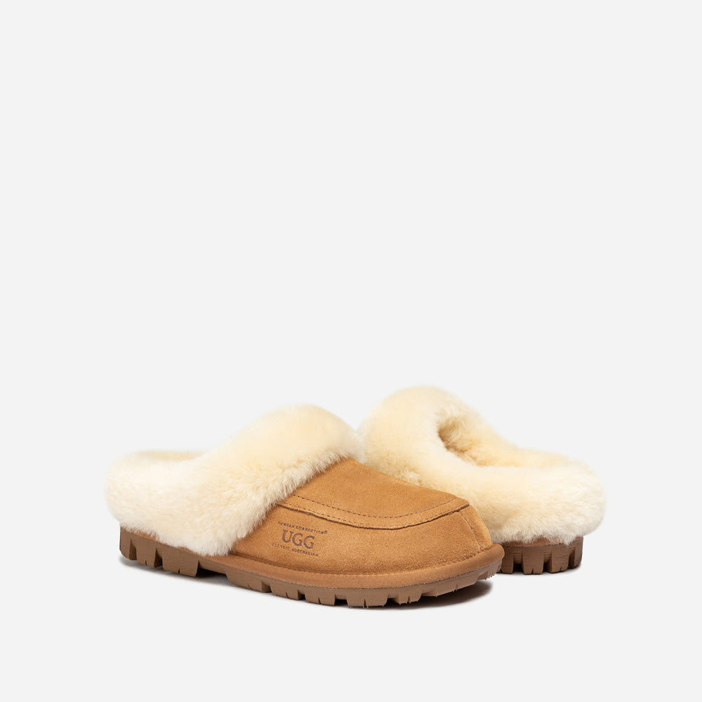 Ozwear Coquette Shearling Mule-PEROZ Accessories