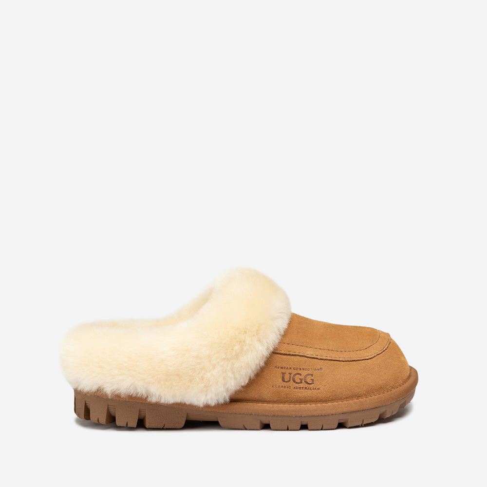 Ozwear Coquette Shearling Mule-PEROZ Accessories