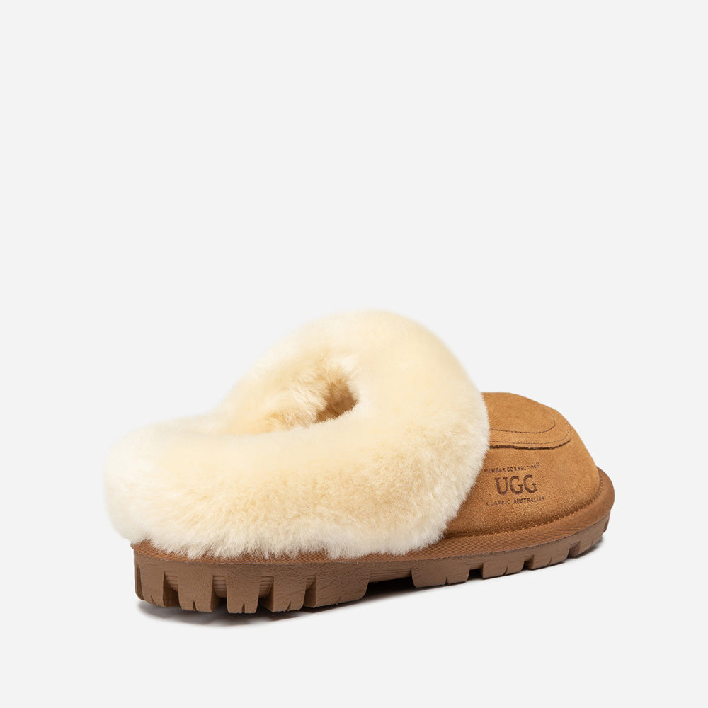 Ozwear Coquette Shearling Mule-PEROZ Accessories