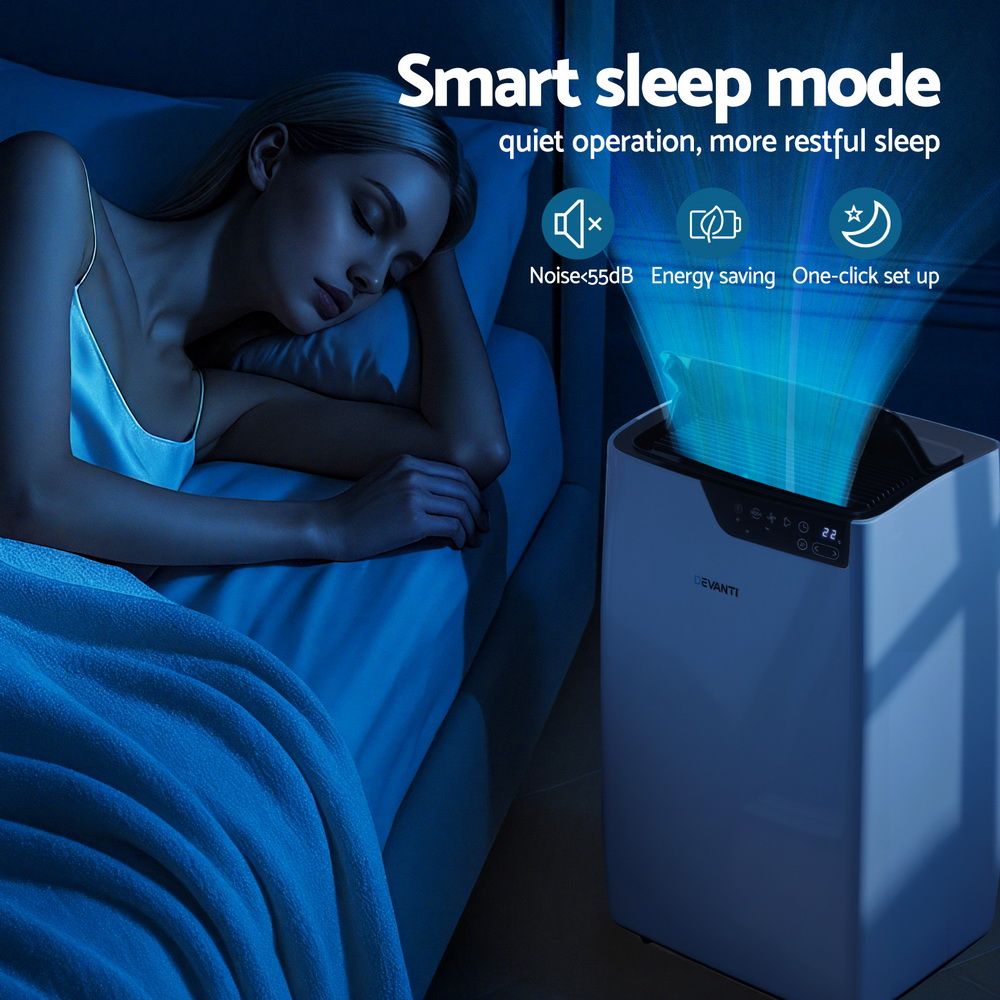 Devanti Portable Air Conditioner Dehumidifier Fan 12000BTU-Appliances > Air Conditioners > Portable Air Conditioners-PEROZ Accessories