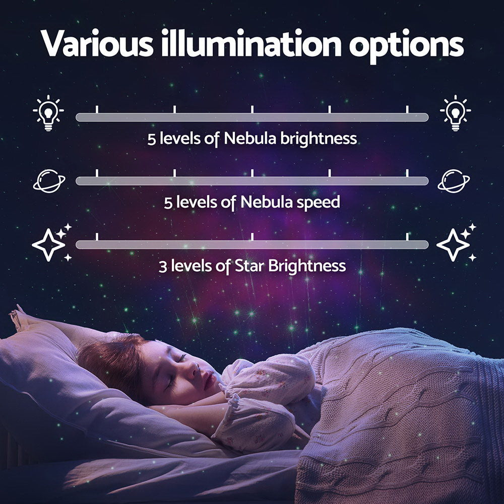 Gardeon Projector Party Light LED Astronaut Starry Sky Galaxy Laser Night Lamp-Auto Accessories &gt; Lights-PEROZ Accessories