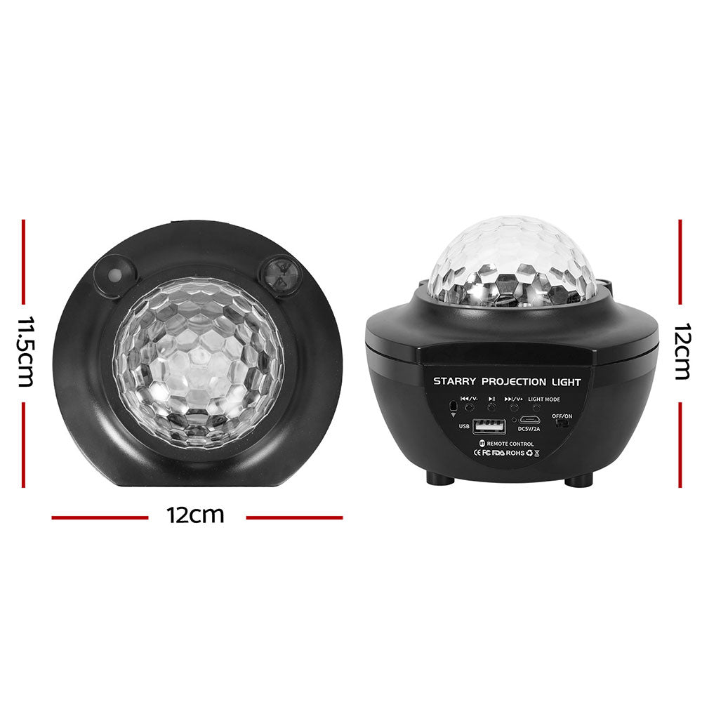 Gardeon Projector Party Night Light LED Galaxy Starry Sky Ocean Star Lamp Music-Occasions &gt; Party Lights-PEROZ Accessories