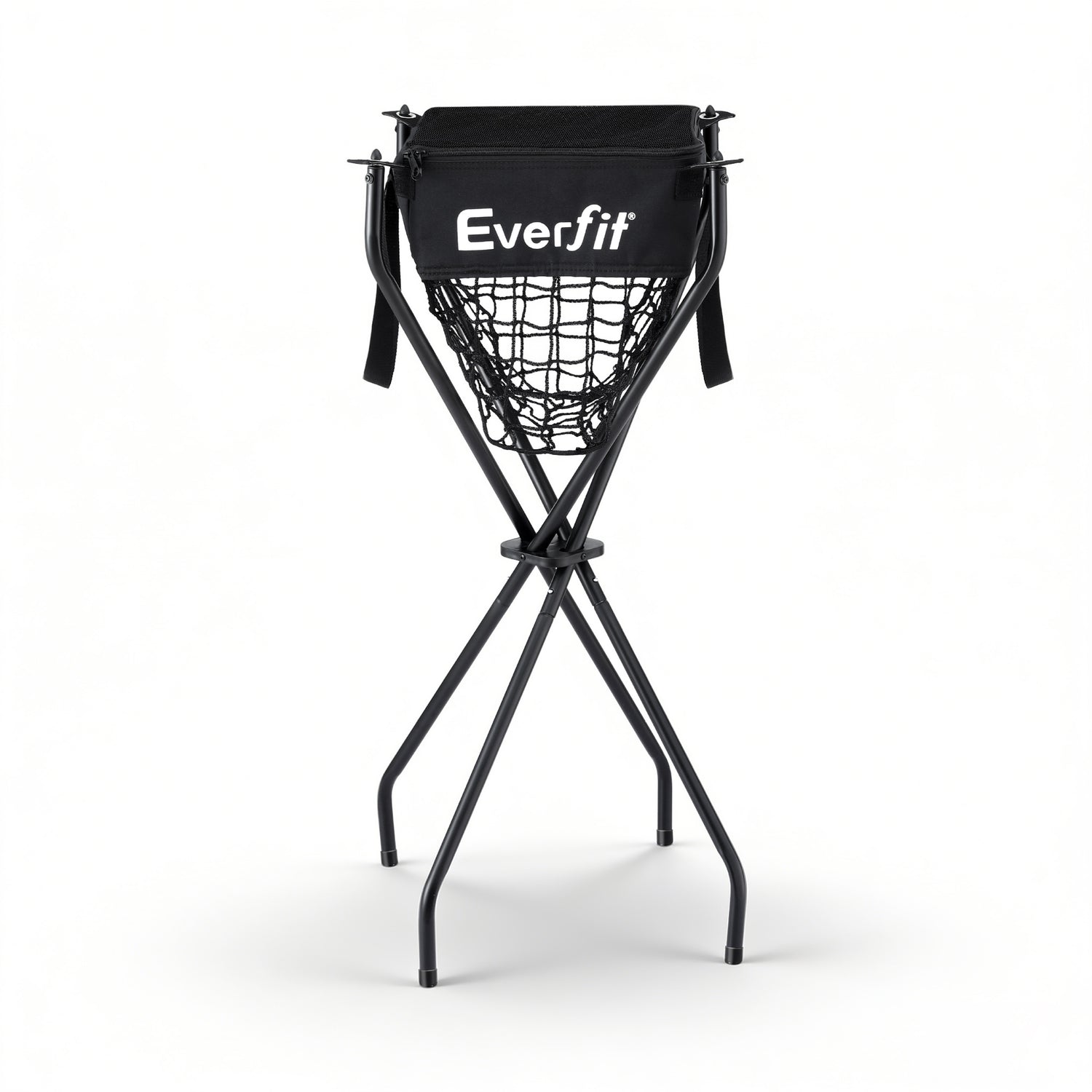 Everfit Portable Ball Cart Foldable Pickleball Tennis Baseball Softball-Sports &amp; Fitness > Racquet Sports > Pickleball-PEROZ Accessories