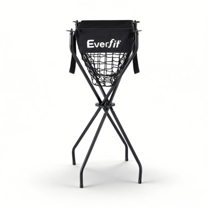 Everfit Portable Ball Cart Foldable Pickleball Tennis Baseball Softball-Sports &amp; Fitness > Racquet Sports > Pickleball-PEROZ Accessories