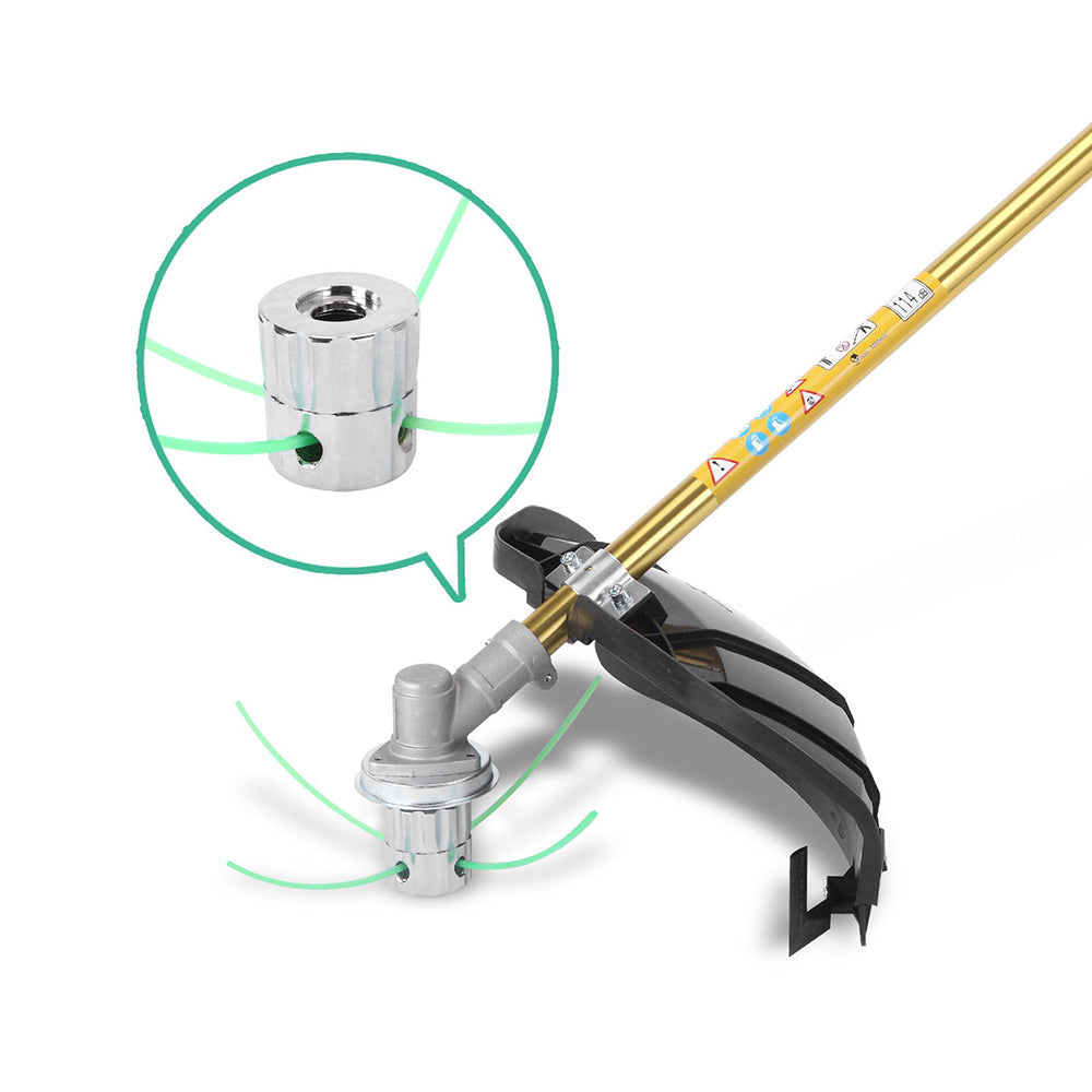 Giantz Pole Chainsaw 2 Stroke Petrol Tree Pruner Long Reach Saw 12 Inch Bar 9 In 1-Tools > Power Tools > Chainsaws-PEROZ Accessories