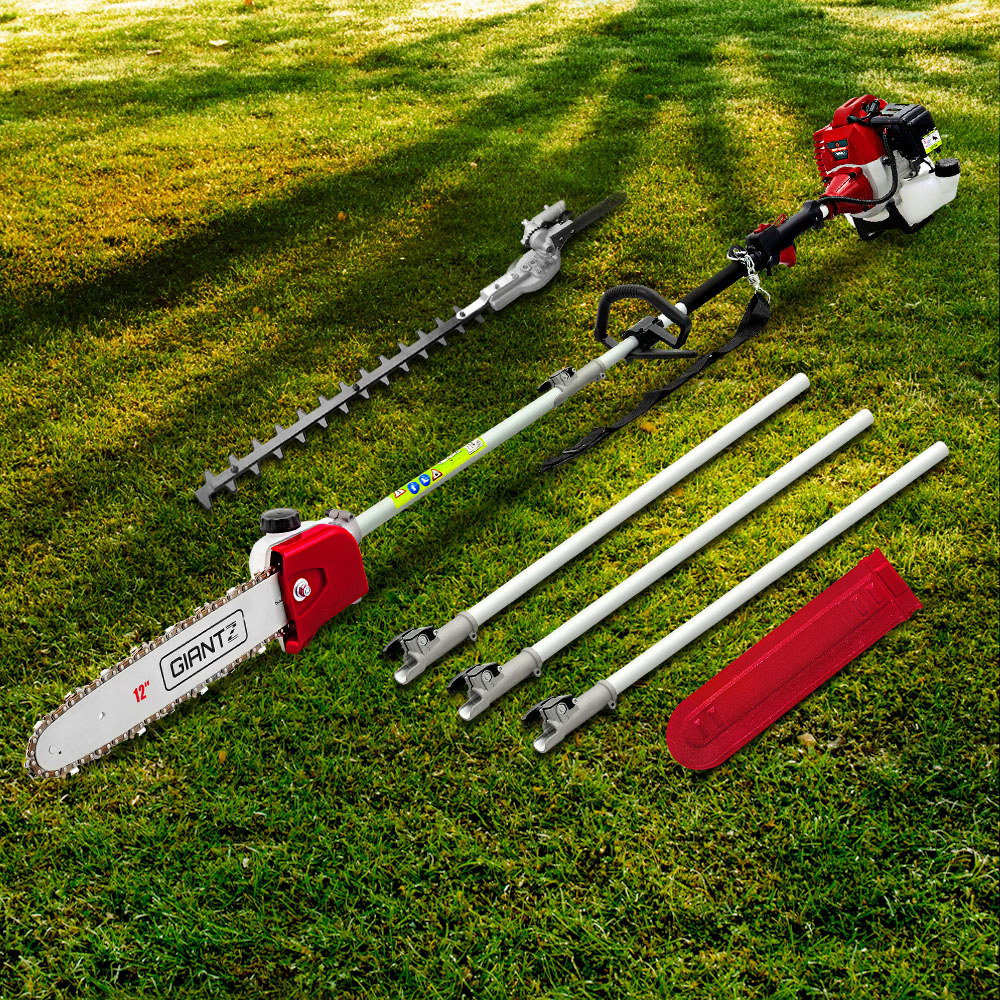 Giantz 62CC Pole Chainsaw Hedge Trimmer 12in Chain Saw 4.3m Long Reach-Tools &gt; Power Tools &gt; Chainsaws-PEROZ Accessories