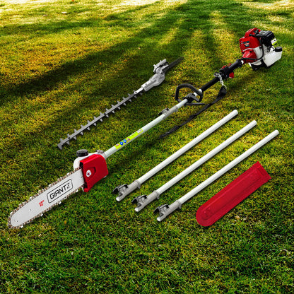Giantz 62CC Pole Chainsaw Hedge Trimmer 12in Chain Saw 4.3m Long Reach-Tools &gt; Power Tools &gt; Chainsaws-PEROZ Accessories
