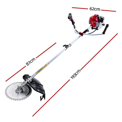 Giantz Pole Chainsaw Petrol Hedge Trimmer Tree Pruner 5 In 1-Tools > Power Tools > Chainsaws-PEROZ Accessories