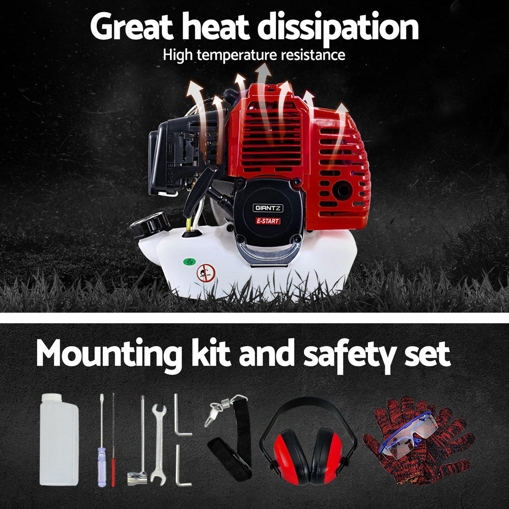 Giantz Pole Chainsaw Petrol Hedge Trimmer Tree Pruner 5 In 1-Tools > Power Tools > Chainsaws-PEROZ Accessories