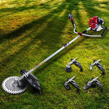 Giantz Pole Chainsaw Petrol Hedge Trimmer Tree Pruner 5 In 1-Tools > Power Tools > Chainsaws-PEROZ Accessories