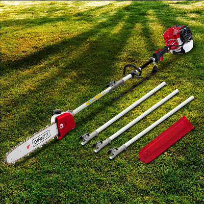 Giantz Pole Chainsaw Petrol 2 Stroke Tree Pruner Long Reach Saw 12 Inch Bar-Tools > Industrial Tools-PEROZ Accessories