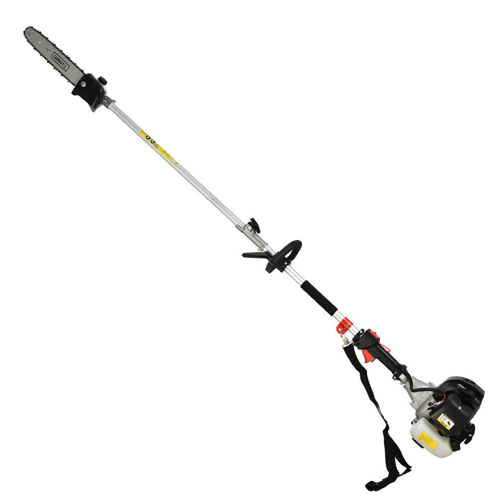 Giantz 62CC Pole Chainsaw 12in Chain Saw Petrol 5.6m Long Reach Black-Tools &gt; Power Tools &gt; Chainsaws-PEROZ Accessories