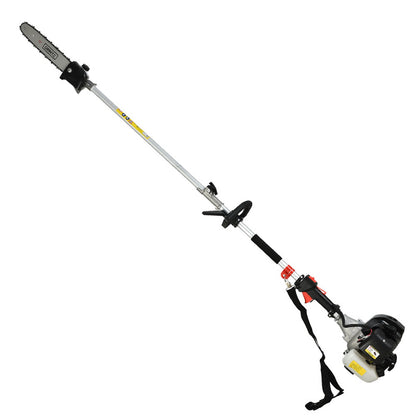 Giantz 62CC Pole Chainsaw 12in Chain Saw Petrol 5.6m Long Reach Black-Tools &gt; Power Tools &gt; Chainsaws-PEROZ Accessories